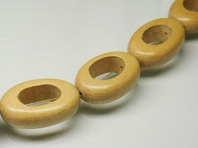 TOKO-BEADS PW310-05N Wooden bead (strand) 19mm PW310-05N ウッドビーズ（連） 19mm Asian bead & African bead  Handmade,Lampeork,bead,asia,india,ethnic,parts,accessory,beads とんぼ玉,ビーズ,トンボ玉,アジア,インド,エスニック,手作り,パーツ,アクセサリー