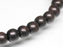 TOKO-BEADS PW311-04N Wooden bead (strand) 6mm PW311-04N ウッドビーズ（連） 6mm Asian bead & African bead  Handmade,Lampeork,bead,asia,india,ethnic,parts,accessory,beads とんぼ玉,ビーズ,トンボ玉,アジア,インド,エスニック,手作り,パーツ,アクセサリー