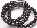 TOKO-BEADS PW311-04N Wooden bead (strand) 6mm PW311-04N ウッドビーズ（連） 6mm Asian bead & African bead  Handmade,Lampeork,bead,asia,india,ethnic,parts,accessory,beads とんぼ玉,ビーズ,トンボ玉,アジア,インド,エスニック,手作り,パーツ,アクセサリー