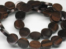 TOKO-BEADS PW311-39N Wooden bead (strand) 11.5mm PW311-39N ウッドビーズ（連） 11.5mm Asian bead & African bead  Handmade,Lampeork,bead,asia,india,ethnic,parts,accessory,beads とんぼ玉,ビーズ,トンボ玉,アジア,インド,エスニック,手作り,パーツ,アクセサリー