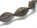 TOKO-BEADS PW311-55N Wooden bead (strand) 13mm PW311-55N ウッドビーズ（連） 13mm Asian bead & African bead  Handmade,Lampeork,bead,asia,india,ethnic,parts,accessory,beads とんぼ玉,ビーズ,トンボ玉,アジア,インド,エスニック,手作り,パーツ,アクセサリー