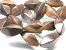 TOKO-BEADS PW311-55N Wooden bead (strand) 13mm PW311-55N ウッドビーズ（連） 13mm Asian bead & African bead  Handmade,Lampeork,bead,asia,india,ethnic,parts,accessory,beads とんぼ玉,ビーズ,トンボ玉,アジア,インド,エスニック,手作り,パーツ,アクセサリー