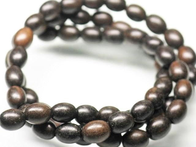 TOKO-BEADS PW311-59N Wooden bead (strand) 5.5mm PW311-59N ウッドビーズ（連） 5.5mm Asian bead & African bead  Handmade,Lampeork,bead,asia,india,ethnic,parts,accessory,beads とんぼ玉,ビーズ,トンボ玉,アジア,インド,エスニック,手作り,パーツ,アクセサリー