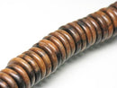 TOKO-BEADS PW311-80N Wooden bead (strand) 15~17mm PW311-80N ウッドビーズ（連） 15~17mm Asian bead & African bead  Handmade,Lampeork,bead,asia,india,ethnic,parts,accessory,beads とんぼ玉,ビーズ,トンボ玉,アジア,インド,エスニック,手作り,パーツ,アクセサリー