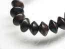 TOKO-BEADS PW311-83N Wooden bead (strand) 8.5mm PW311-83N ウッドビーズ（連） 8.5mm Asian bead & African bead  Handmade,Lampeork,bead,asia,india,ethnic,parts,accessory,beads とんぼ玉,ビーズ,トンボ玉,アジア,インド,エスニック,手作り,パーツ,アクセサリー