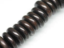 TOKO-BEADS PW311-99N Wooden bead (strand) 14~16mm PW311-99N ウッドビーズ（連） 14~16mm Asian bead & African bead  Handmade,Lampeork,bead,asia,india,ethnic,parts,accessory,beads とんぼ玉,ビーズ,トンボ玉,アジア,インド,エスニック,手作り,パーツ,アクセサリー