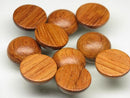 TOKO-BEADS PW401-01P Wooden Cabochon XS (10pcs) 15mm PW401-01P ウッドカボションXS（10個パック） 15mm Asian bead & African bead  Handmade,Lampeork,bead,asia,india,ethnic,parts,accessory,beads とんぼ玉,ビーズ,トンボ玉,アジア,インド,エスニック,手作り,パーツ,アクセサリー