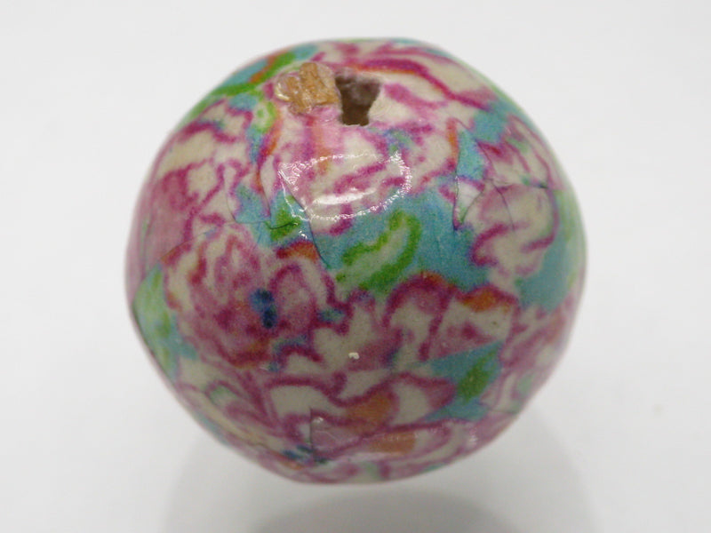 TOKO-BEADS PW601-65 Wooden bead (cannot be restocked) 22mm (cannot be restocked) PW601-65 ウッドビーズ 22mm 在庫限り Asian bead & African bead  Handmade,Lampeork,bead,asia,india,ethnic,parts,accessory,beads とんぼ玉,ビーズ,トンボ玉,アジア,インド,エスニック,手作り,パーツ,アクセサリー