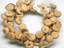 TOKO-BEADS PW999-07N Palm wood bead (strand) 8mm PW999-07N ココナッツビーズ（連） 8mm Asian bead & African bead  Handmade,Lampeork,bead,asia,india,ethnic,parts,accessory,beads とんぼ玉,ビーズ,トンボ玉,アジア,インド,エスニック,手作り,パーツ,アクセサリー