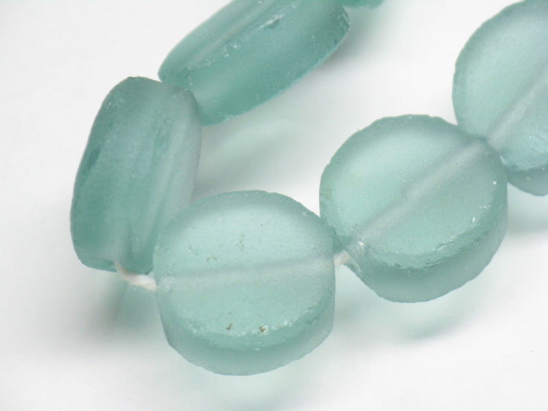 TOKO-BEADS RC001-34N Recycled Glass bead (strand) 18~19mm RC001-34N リサイクルガラスビーズ（連） 18~19mm Asian bead & African bead  Handmade,Lampeork,bead,asia,india,ethnic,parts,accessory,beads とんぼ玉,ビーズ,トンボ玉,アジア,インド,エスニック,手作り,パーツ,アクセサリー