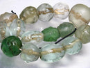 TOKO-BEADS RC003N-50 Old Glass bead (Musk) (strand) 17~31mm RC003N-50 オールドガラスビーズ（muka連） 17~31mm Asian bead & African bead  Handmade,Lampeork,bead,asia,india,ethnic,parts,accessory,beads とんぼ玉,ビーズ,トンボ玉,アジア,インド,エスニック,手作り,パーツ,アクセサリー