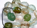 TOKO-BEADS RC003N-57 Old Glass bead (Musk) (strand)  18~28mm RC003N-57 オールドガラスビーズ（muka連）  18~28mm Asian bead & African bead  Handmade,Lampeork,bead,asia,india,ethnic,parts,accessory,beads とんぼ玉,ビーズ,トンボ玉,アジア,インド,エスニック,手作り,パーツ,アクセサリー