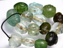 TOKO-BEADS RC003N-61 Old Glass bead (Musk) (strand) 16~27mm RC003N-61 オールドガラスビーズ（muka連） 16~27mm Asian bead & African bead  Handmade,Lampeork,bead,asia,india,ethnic,parts,accessory,beads とんぼ玉,ビーズ,トンボ玉,アジア,インド,エスニック,手作り,パーツ,アクセサリー