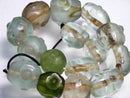 TOKO-BEADS RC003N-67 Old Glass bead (Musk) (strand) 18~29mm RC003N-67 オールドガラスビーズ（muka連） 18~29mm Asian bead & African bead  Handmade,Lampeork,bead,asia,india,ethnic,parts,accessory,beads とんぼ玉,ビーズ,トンボ玉,アジア,インド,エスニック,手作り,パーツ,アクセサリー