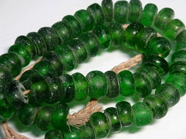 TOKO-BEADS RC004N-49 Recycled Glass bead (strand) 11~14mm RC004N-49 リサイクルガラスビーズ（連） 11~14mm Asian bead & African bead  Handmade,Lampeork,bead,asia,india,ethnic,parts,accessory,beads とんぼ玉,ビーズ,トンボ玉,アジア,インド,エスニック,手作り,パーツ,アクセサリー