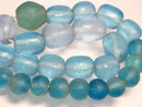 TOKO-BEADS RC005N-45 Old Glass bead (strand) 15~24mm RC005N-45 オールドガラスビーズ（連） 15~24mm Asian bead & African bead  Handmade,Lampeork,bead,asia,india,ethnic,parts,accessory,beads とんぼ玉,ビーズ,トンボ玉,アジア,インド,エスニック,手作り,パーツ,アクセサリー