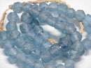 TOKO-BEADS RC101N-13 Recycled Glass bead (strand) 7.5~8.5mm (cannot be restocked) RC101N-13 リサイクルガラスビーズ（連） 7.5~8.5mm 在庫限り Asian bead & African bead  Handmade,Lampeork,bead,asia,india,ethnic,parts,accessory,beads とんぼ玉,ビーズ,トンボ玉,アジア,インド,エスニック,手作り,パーツ,アクセサリー