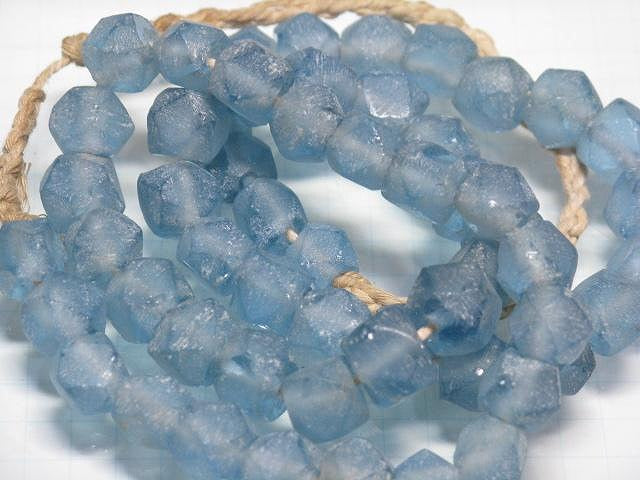 TOKO-BEADS RC101N-13 Recycled Glass bead (strand) 7.5~8.5mm (cannot be restocked) RC101N-13 リサイクルガラスビーズ（連） 7.5~8.5mm 在庫限り Asian bead & African bead  Handmade,Lampeork,bead,asia,india,ethnic,parts,accessory,beads とんぼ玉,ビーズ,トンボ玉,アジア,インド,エスニック,手作り,パーツ,アクセサリー