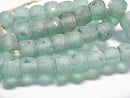 TOKO-BEADS RC102N-06 Recycled Glass bead (strand) 15~16mm RC102N-06 リサイクルガラスビーズ（連） 15~16mmLoose Kazuri カズリビーズ Asian bead & African bead  Handmade,Lampeork,bead,asia,india,ethnic,parts,accessory,beads とんぼ玉,ビーズ,トンボ玉,アジア,インド,エスニック,手作り,パーツ,アクセサリー
