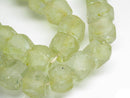 TOKO-BEADS RC201N-19 Recycled glass bead (strand) 12~14mm RC201N-19 リサイクルガラスビーズ（連） 12~14mmLoose Kazuri カズリビーズ Asian bead & African bead  Handmade,Lampeork,bead,asia,india,ethnic,parts,accessory,beads とんぼ玉,ビーズ,トンボ玉,アジア,インド,エスニック,手作り,パーツ,アクセサリー