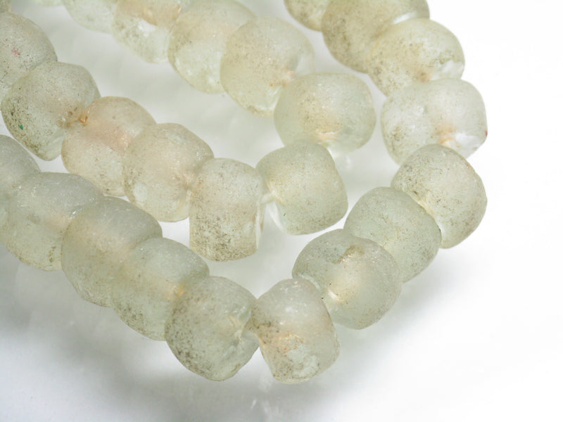 TOKO-BEADS RC202-04N Recycled glass bead (strand) 11~12mm RC202-04N リサイクルガラスビーズ（連） 11~12mm Asian bead & African bead  Handmade,Lampeork,bead,asia,india,ethnic,parts,accessory,beads とんぼ玉,ビーズ,トンボ玉,アジア,インド,エスニック,手作り,パーツ,アクセサリー