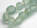 TOKO-BEADS RC202-09N Recycled glass bead (strand) 10~12.5mm RC202-09N リサイクルガラスビーズ（連） 10~12.5mm Asian bead & African bead  Handmade,Lampeork,bead,asia,india,ethnic,parts,accessory,beads とんぼ玉,ビーズ,トンボ玉,アジア,インド,エスニック,手作り,パーツ,アクセサリー