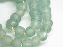 TOKO-BEADS RC202-09N Recycled glass bead (strand) 10~12.5mm RC202-09N リサイクルガラスビーズ（連） 10~12.5mm Asian bead & African bead  Handmade,Lampeork,bead,asia,india,ethnic,parts,accessory,beads とんぼ玉,ビーズ,トンボ玉,アジア,インド,エスニック,手作り,パーツ,アクセサリー