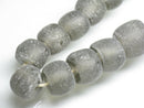 TOKO-BEADS RC202-13N Recycled glass bead (strand) 8.5~14mm RC202-13N リサイクルガラスビーズ（連） 8.5~14mm Asian bead & African bead  Handmade,Lampeork,bead,asia,india,ethnic,parts,accessory,beads とんぼ玉,ビーズ,トンボ玉,アジア,インド,エスニック,手作り,パーツ,アクセサリー