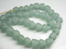 TOKO-BEADS RC202-27N Recycled glass bead (strand) 12~13.5mm RC202-27N リサイクルガラスビーズ（連） 12~13.5mm Asian bead & African bead  Handmade,Lampeork,bead,asia,india,ethnic,parts,accessory,beads とんぼ玉,ビーズ,トンボ玉,アジア,インド,エスニック,手作り,パーツ,アクセサリー