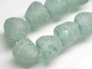 TOKO-BEADS RC202-28N Recycled glass bead (strand) 11~14mm RC202-28N リサイクルガラスビーズ（連） 11~14mm Asian bead & African bead  Handmade,Lampeork,bead,asia,india,ethnic,parts,accessory,beads とんぼ玉,ビーズ,トンボ玉,アジア,インド,エスニック,手作り,パーツ,アクセサリー