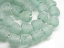 TOKO-BEADS RC202-28N Recycled glass bead (strand) 11~14mm RC202-28N リサイクルガラスビーズ（連） 11~14mm Asian bead & African bead  Handmade,Lampeork,bead,asia,india,ethnic,parts,accessory,beads とんぼ玉,ビーズ,トンボ玉,アジア,インド,エスニック,手作り,パーツ,アクセサリー