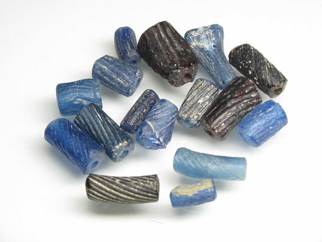TOKO-BEADS RG051P-95 Roman Glass bead (tube 16pcs) 5~10mm RG051P-95 ローマングラス(チューブ16個パック) 5~10mm Asian bead & African bead  Handmade,Lampeork,bead,asia,india,ethnic,parts,accessory,beads とんぼ玉,ビーズ,トンボ玉,アジア,インド,エスニック,手作り,パーツ,アクセサリー
