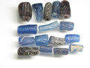 TOKO-BEADS RG051-95P Roman Glass bead (tube 16pcs) 5~10mm RG051-95P ローマングラス(チューブ16個パック) 5~10mm Asian bead & African bead  Handmade,Lampeork,bead,asia,india,ethnic,parts,accessory,beads とんぼ玉,ビーズ,トンボ玉,アジア,インド,エスニック,手作り,パーツ,アクセサリー