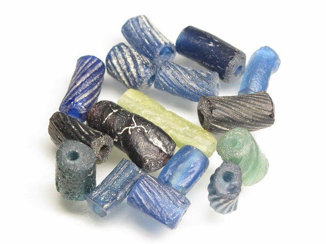 TOKO-BEADS RG051P-97 Roman Glass bead (tube 16pcs) 6~9mm RG051P-97 ローマングラス(チューブ16個パック) 6~9mm Asian bead & African bead  Handmade,Lampeork,bead,asia,india,ethnic,parts,accessory,beads とんぼ玉,ビーズ,トンボ玉,アジア,インド,エスニック,手作り,パーツ,アクセサリー