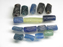 TOKO-BEADS RG051-97P Roman Glass bead (tube 16pcs) 6~9mm RG051-97P ローマングラス(チューブ16個パック) 6~9mm Asian bead & African bead  Handmade,Lampeork,bead,asia,india,ethnic,parts,accessory,beads とんぼ玉,ビーズ,トンボ玉,アジア,インド,エスニック,手作り,パーツ,アクセサリー