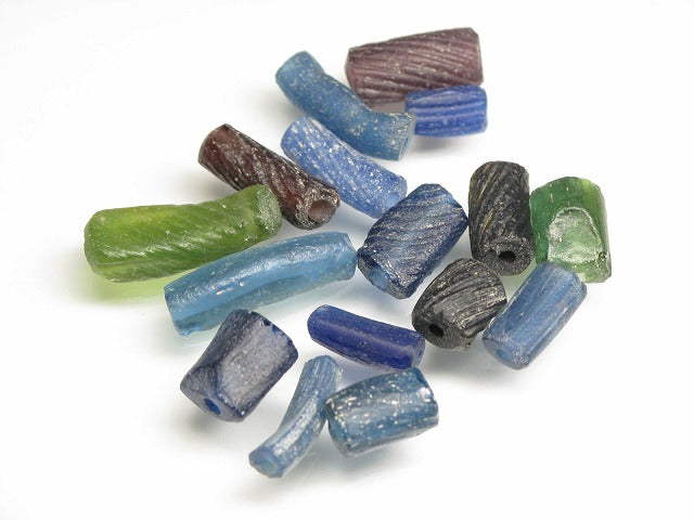 TOKO-BEADS RG051P-98 Roman Glass bead (tube 16pcs) 4.5~9mm RG051P-98 ローマングラス(チューブ16個パック) 4.5~9mm Asian bead & African bead  Handmade,Lampeork,bead,asia,india,ethnic,parts,accessory,beads とんぼ玉,ビーズ,トンボ玉,アジア,インド,エスニック,手作り,パーツ,アクセサリー