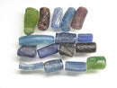 TOKO-BEADS RG051-98P Roman Glass bead (tube 16pcs) 4.5~9mm RG051-98P ローマングラス(チューブ16個パック) 4.5~9mm Asian bead & African bead  Handmade,Lampeork,bead,asia,india,ethnic,parts,accessory,beads とんぼ玉,ビーズ,トンボ玉,アジア,インド,エスニック,手作り,パーツ,アクセサリー