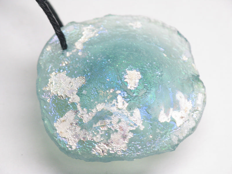 TOKO-BEADS RG053-61 Roman Glass Pendant 33mm RG053-61 ローマングラスペンダントトップ 33mmLoose Kazuri カズリビーズ Asian bead & African bead  Handmade,Lampeork,bead,asia,india,ethnic,parts,accessory,beads とんぼ玉,ビーズ,トンボ玉,アジア,インド,エスニック,手作り,パーツ,アクセサリー
