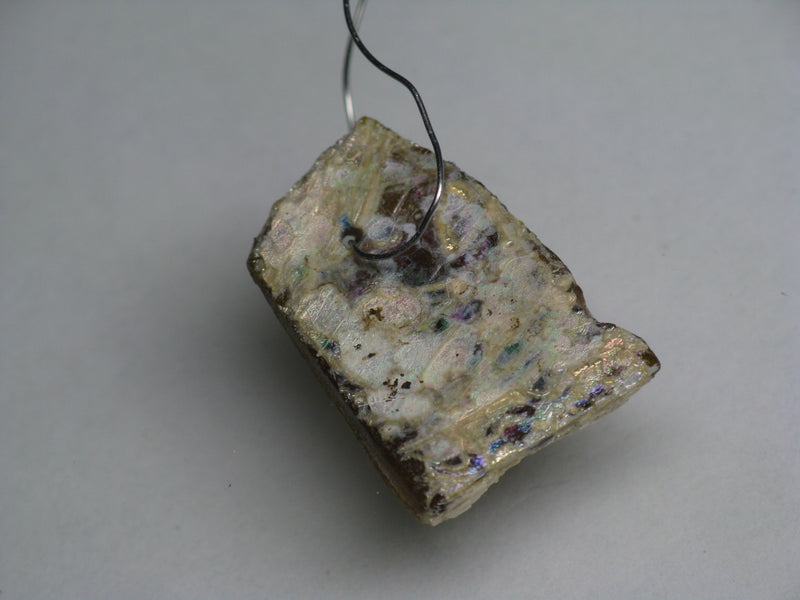 TOKO-BEADS RG081-13 Roman Glass Pendant 18.5mm RG081-13 ローマングラスペンダントトップ 18.5mmLoose Kazuri カズリビーズ Asian bead & African bead  Handmade,Lampeork,bead,asia,india,ethnic,parts,accessory,beads とんぼ玉,ビーズ,トンボ玉,アジア,インド,エスニック,手作り,パーツ,アクセサリー
