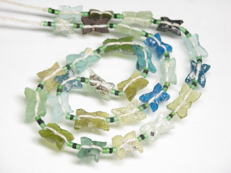 TOKO-BEADS RG101-10N Roman glass (butterfly cut) (strand) 9~12mm RG101-10N ローマングラス(バタフライカット)（連） 9~12mm Asian bead & African bead  Handmade,Lampeork,bead,asia,india,ethnic,parts,accessory,beads とんぼ玉,ビーズ,トンボ玉,アジア,インド,エスニック,手作り,パーツ,アクセサリー