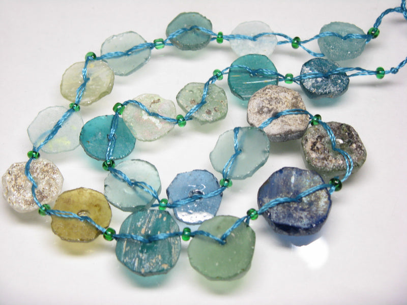 TOKO-BEADS RG102-01N Disk-shaped Roman glass (strand 21pcs) 13~18mm RG102-01N 円盤型ローマングラス（連 21個) 13~18mm Asian bead & African bead  Handmade,Lampeork,bead,asia,india,ethnic,parts,accessory,beads とんぼ玉,ビーズ,トンボ玉,アジア,インド,エスニック,手作り,パーツ,アクセサリー