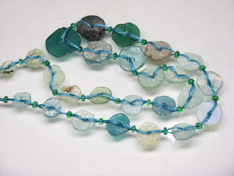TOKO-BEADS RG102-02N Disk-shaped Roman glass (strand 25pcs) 9~17mm RG102-02N 円盤型ローマングラス（連 25個) 9~17mm Asian bead & African bead  Handmade,Lampeork,bead,asia,india,ethnic,parts,accessory,beads とんぼ玉,ビーズ,トンボ玉,アジア,インド,エスニック,手作り,パーツ,アクセサリー