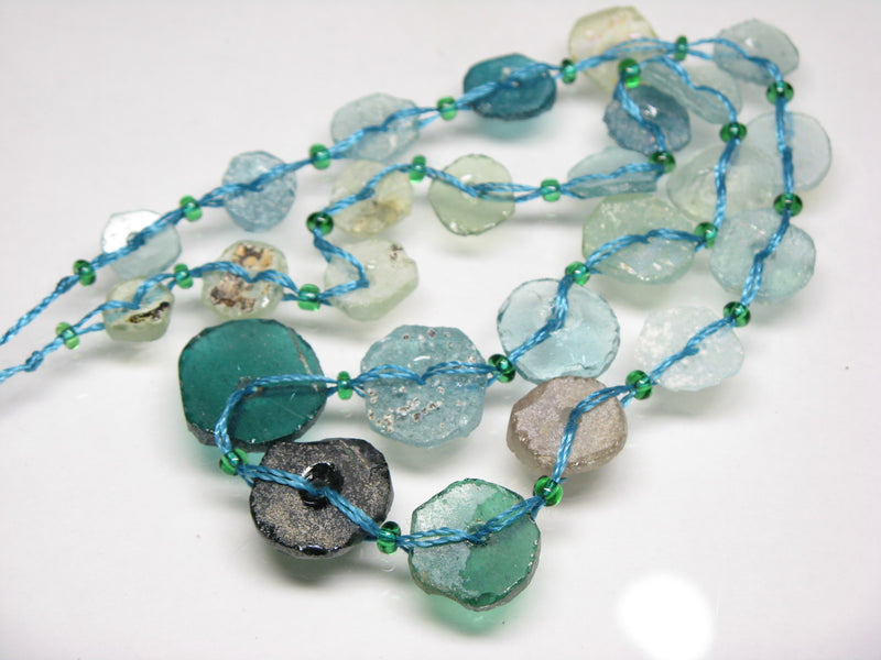 TOKO-BEADS RG102-02N Disk-shaped Roman glass (strand 25pcs) 9~17mm RG102-02N 円盤型ローマングラス（連 25個) 9~17mm Asian bead & African bead  Handmade,Lampeork,bead,asia,india,ethnic,parts,accessory,beads とんぼ玉,ビーズ,トンボ玉,アジア,インド,エスニック,手作り,パーツ,アクセサリー