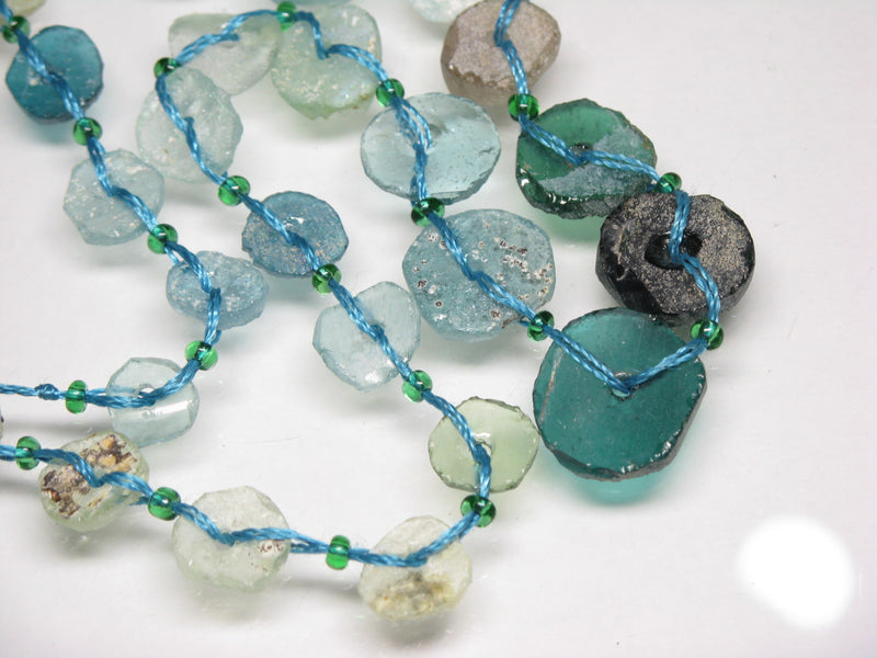 TOKO-BEADS RG102-02N Disk-shaped Roman glass (strand 25pcs) 9~17mm RG102-02N 円盤型ローマングラス（連 25個) 9~17mm Asian bead & African bead  Handmade,Lampeork,bead,asia,india,ethnic,parts,accessory,beads とんぼ玉,ビーズ,トンボ玉,アジア,インド,エスニック,手作り,パーツ,アクセサリー