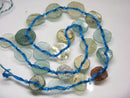 TOKO-BEADS RG102-04N Disk-shaped Roman glass (strand 21pcs) 13~18mm RG102-04N 円盤型ローマングラス（連 21個) 13~18mm Asian bead & African bead  Handmade,Lampeork,bead,asia,india,ethnic,parts,accessory,beads とんぼ玉,ビーズ,トンボ玉,アジア,インド,エスニック,手作り,パーツ,アクセサリー