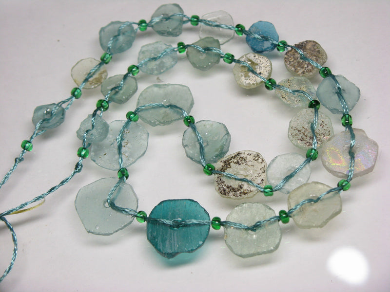 TOKO-BEADS RG102-07N Disk-shaped Roman glass (strand 25pcs) 9~17mm RG102-07N 円盤型ローマングラス（連 25個) 9~17mm Asian bead & African bead  Handmade,Lampeork,bead,asia,india,ethnic,parts,accessory,beads とんぼ玉,ビーズ,トンボ玉,アジア,インド,エスニック,手作り,パーツ,アクセサリー