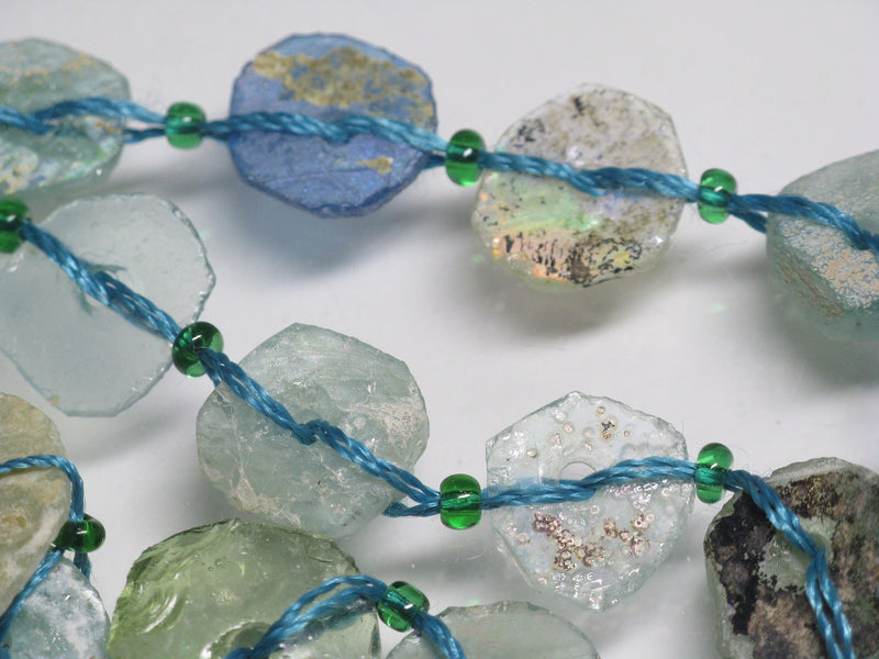 TOKO-BEADS RG102N-06 Disk-shaped Roman glass (strand) 10~18mm RG102N-06 円盤型ローマングラス小（連） 10~18mm Asian bead & African bead  Handmade,Lampeork,bead,asia,india,ethnic,parts,accessory,beads とんぼ玉,ビーズ,トンボ玉,アジア,インド,エスニック,手作り,パーツ,アクセサリー