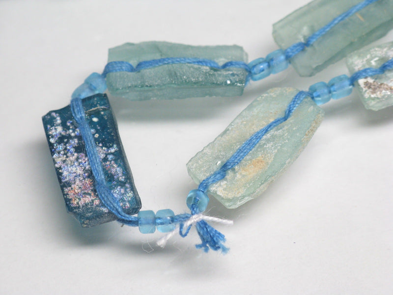 TOKO-BEADS RG103-01N Rectangular Roman glass with 2 Holes (strand) 8~9mm RG103-01N 長方形ローマングラス２穴（連） 8~9mm Asian bead & African bead  Handmade,Lampeork,bead,asia,india,ethnic,parts,accessory,beads とんぼ玉,ビーズ,トンボ玉,アジア,インド,エスニック,手作り,パーツ,アクセサリー
