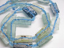 TOKO-BEADS RG103-01N Rectangular Roman glass with 2 Holes (strand) 8~9mm RG103-01N 長方形ローマングラス２穴（連） 8~9mm Asian bead & African bead  Handmade,Lampeork,bead,asia,india,ethnic,parts,accessory,beads とんぼ玉,ビーズ,トンボ玉,アジア,インド,エスニック,手作り,パーツ,アクセサリー