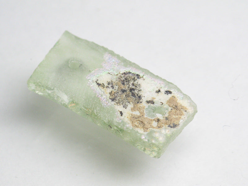 TOKO-BEADS RG103S-55 Rectangular Roman glass with 2 Holes 9.5mm RG103S-55 長方形ローマングラス２穴 9.5mm Asian bead & African bead  Handmade,Lampeork,bead,asia,india,ethnic,parts,accessory,beads とんぼ玉,ビーズ,トンボ玉,アジア,インド,エスニック,手作り,パーツ,アクセサリー